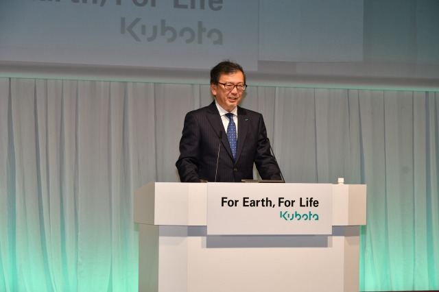 クボタ農機国内ディーラーミーティング　花田社長挨拶　